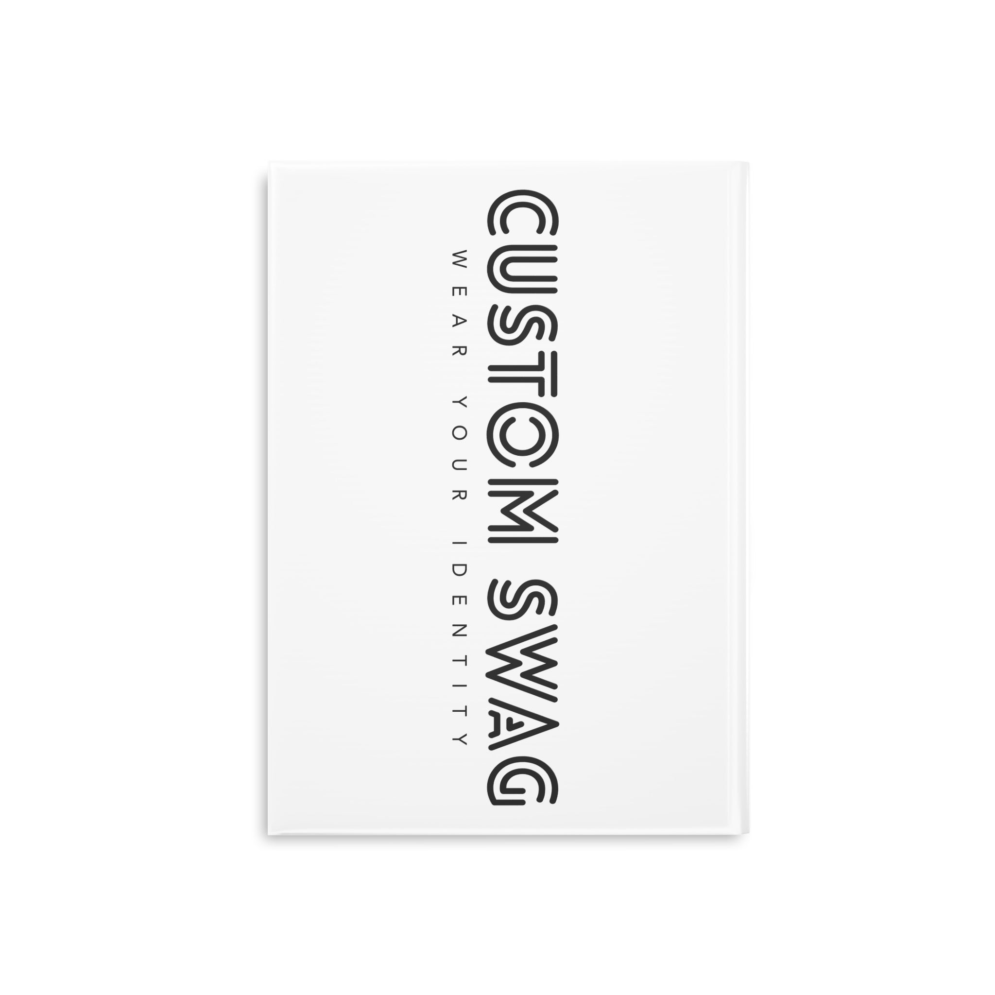 Custom Swag Hardcover Notebook — 