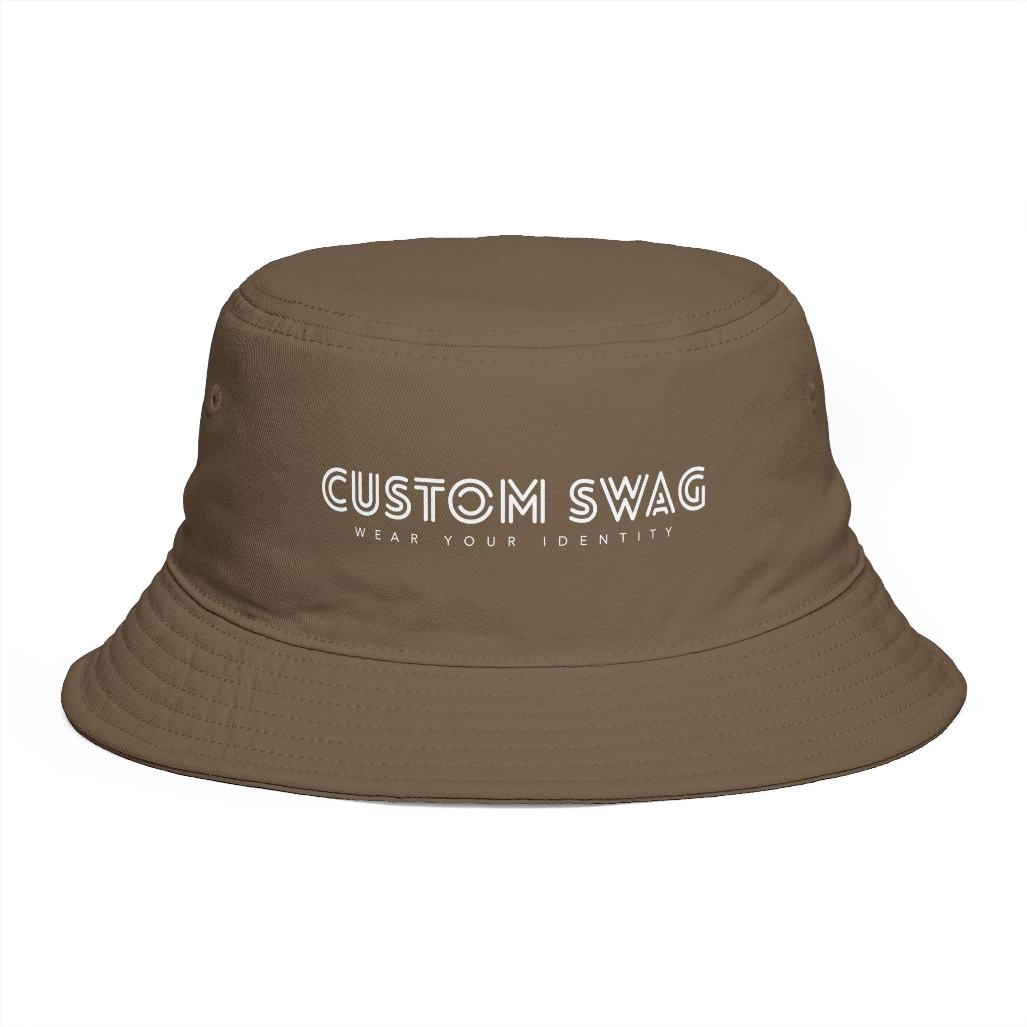 Custom Swag Brown Bucket Hat — 