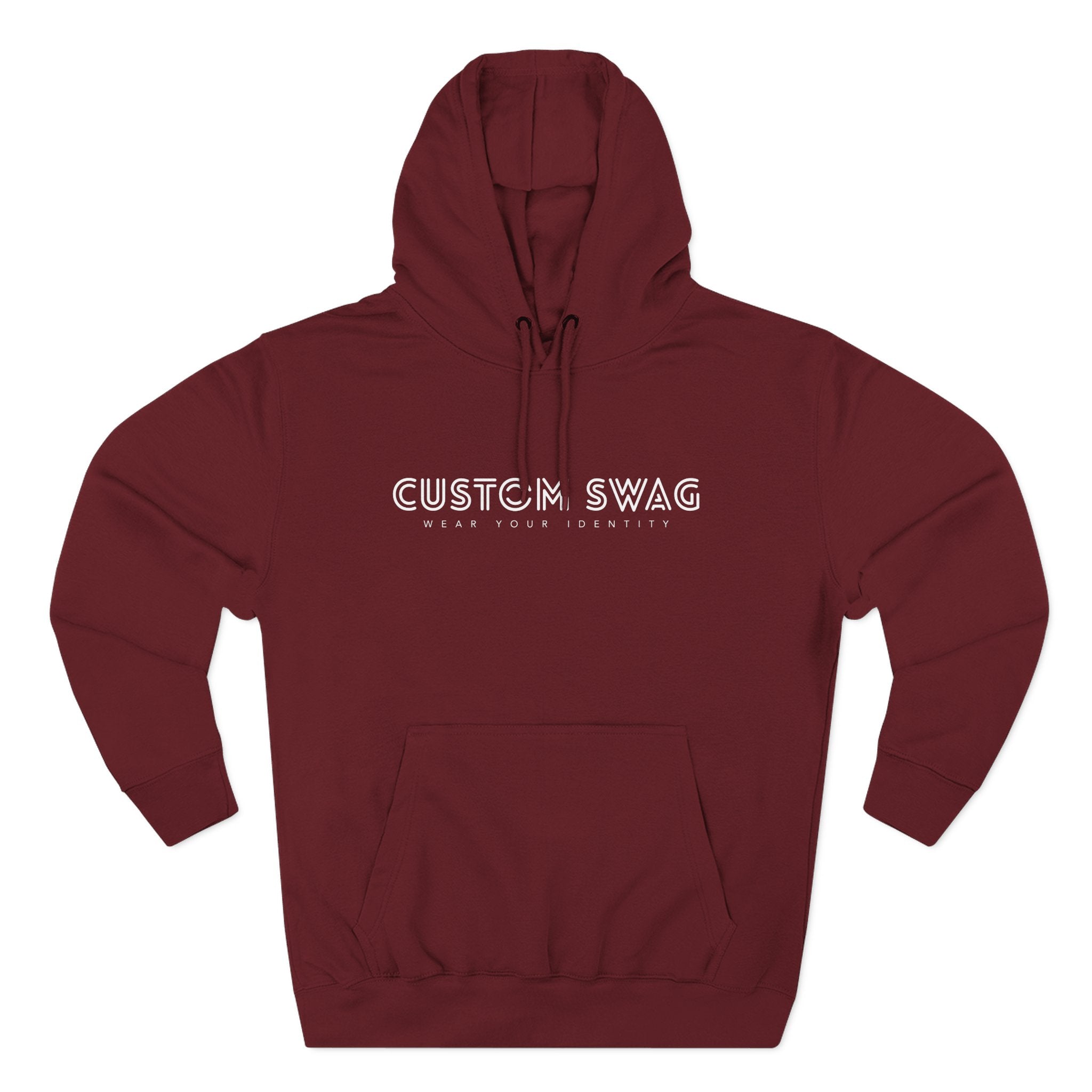 Three-Panel Fleece Hoodie — Cozy Layered Pullover