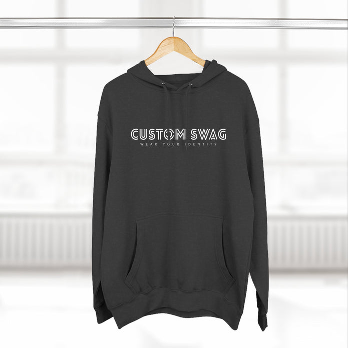 Three-Panel Fleece Hoodie — Cozy Layered Pullover
