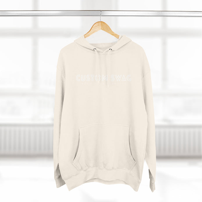 Three-Panel Fleece Hoodie — Cozy Layered Pullover