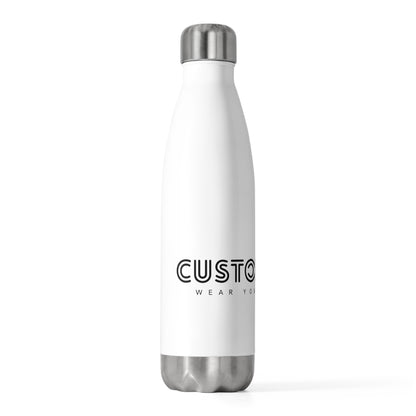 Insulated Bottle — Minimal Custom Swag Logo 20oz Stainless Water Bottle