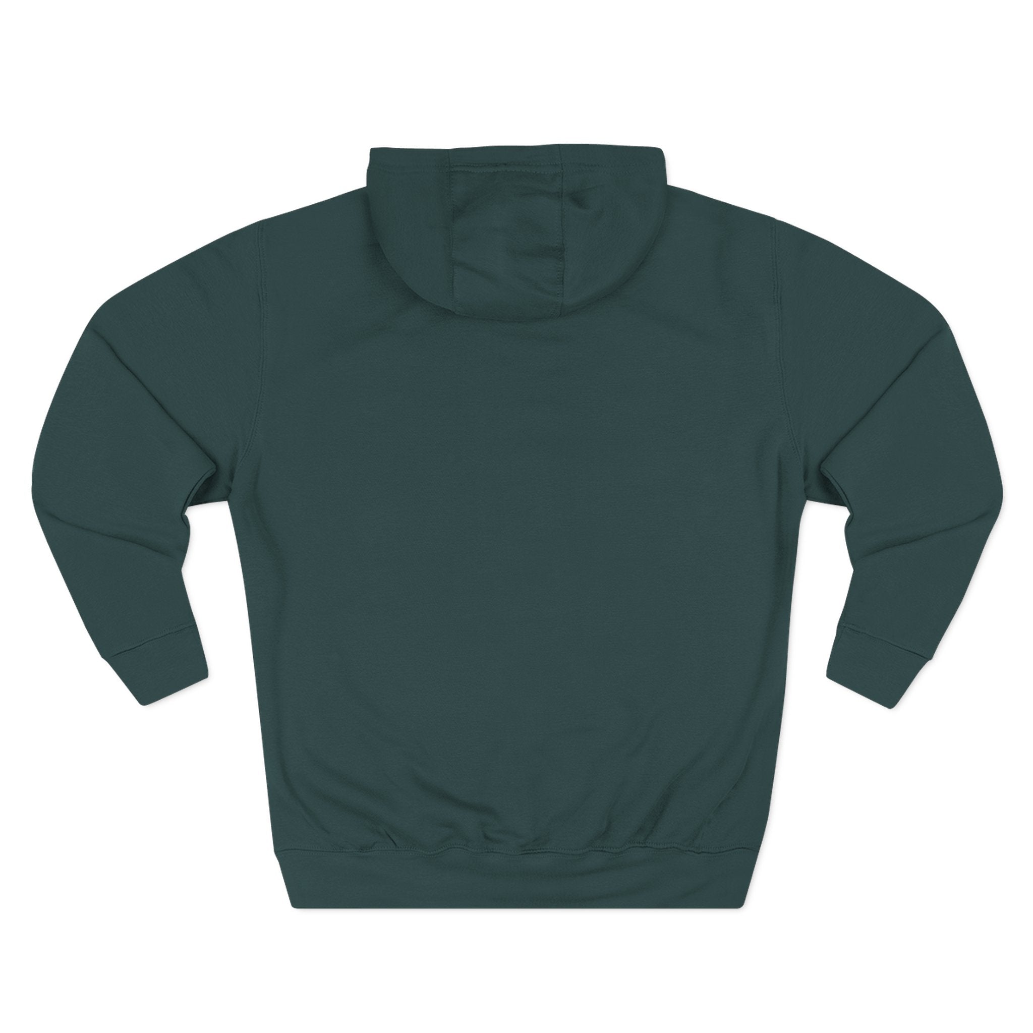 Three-Panel Fleece Hoodie — Cozy Layered Pullover