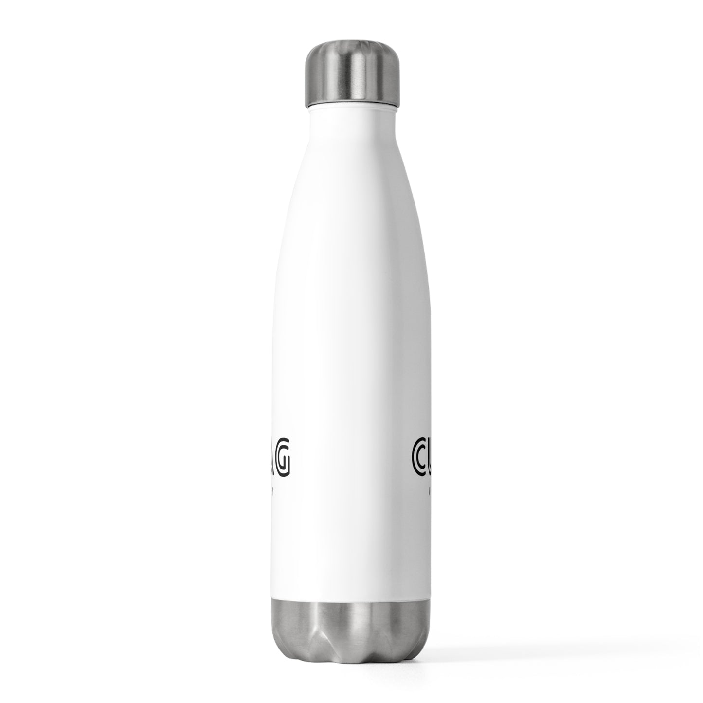 Insulated Bottle — Minimal Custom Swag Logo 20oz Stainless Water Bottle