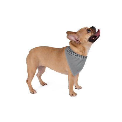 Pet Bandana for Dogs & Cats, Custom Logo, Image & Text | Custom Swag™