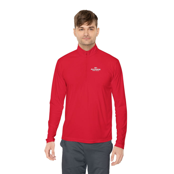 Classic White Quarter-Zip Pullover