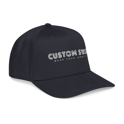 Custom Swag Mid-Profile Baseball Cap — "Wear Your Identity" Embroidered Hat