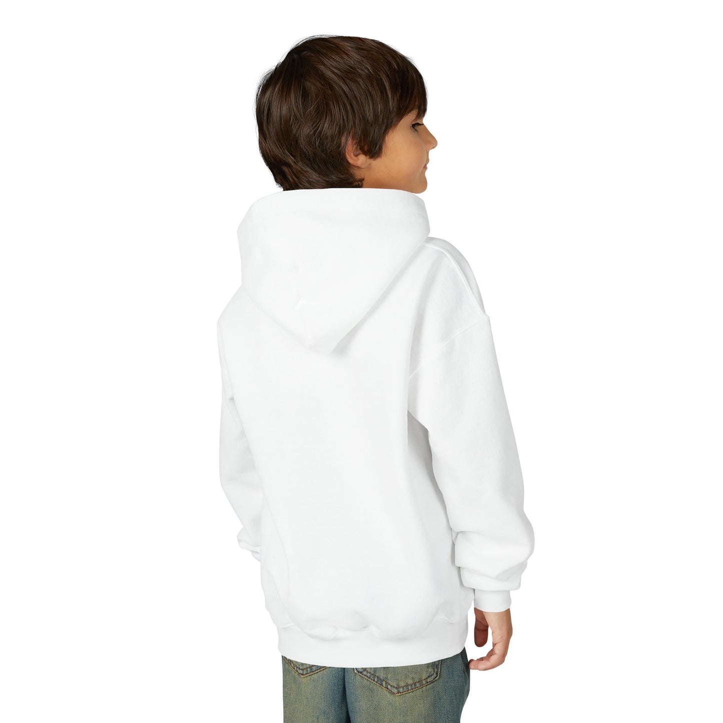 Youth Hoodie – "Custom Swag" Minimalist Crewneck-Style Pullover