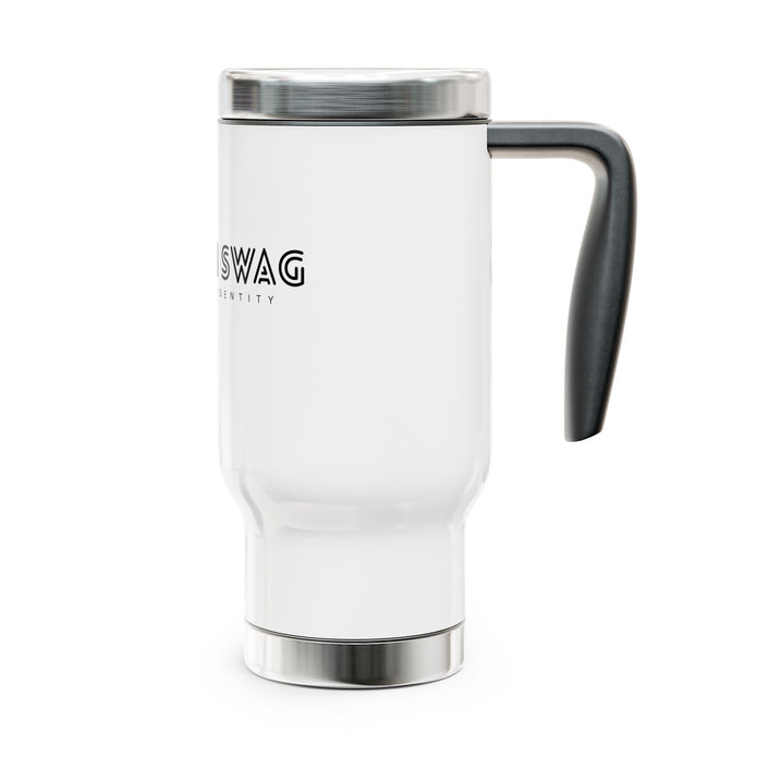Travel Mug — Custom Swag Stainless Steel 14oz Travel Mug with Handle