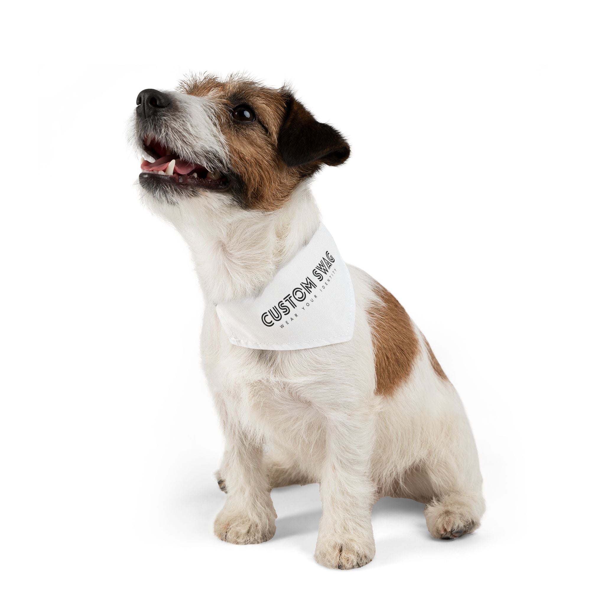 Custom Swag Pet Bandana Collar — Personalized 'Custom Swag: Wear Your Identity' Dog & Cat Bandana