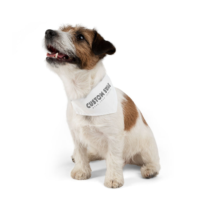 Custom Swag Pet Bandana Collar — Personalized 'Custom Swag: Wear Your Identity' Dog & Cat Bandana