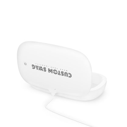 UV Phone Sanitizer & Wireless Charging Pad — Custom Swag UV-C Phone Sterilizer with Qi Wireless Charger