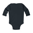 Infant Long Sleeve Bodysuit — 'Custom Swag' Minimal Logo Baby Onesie