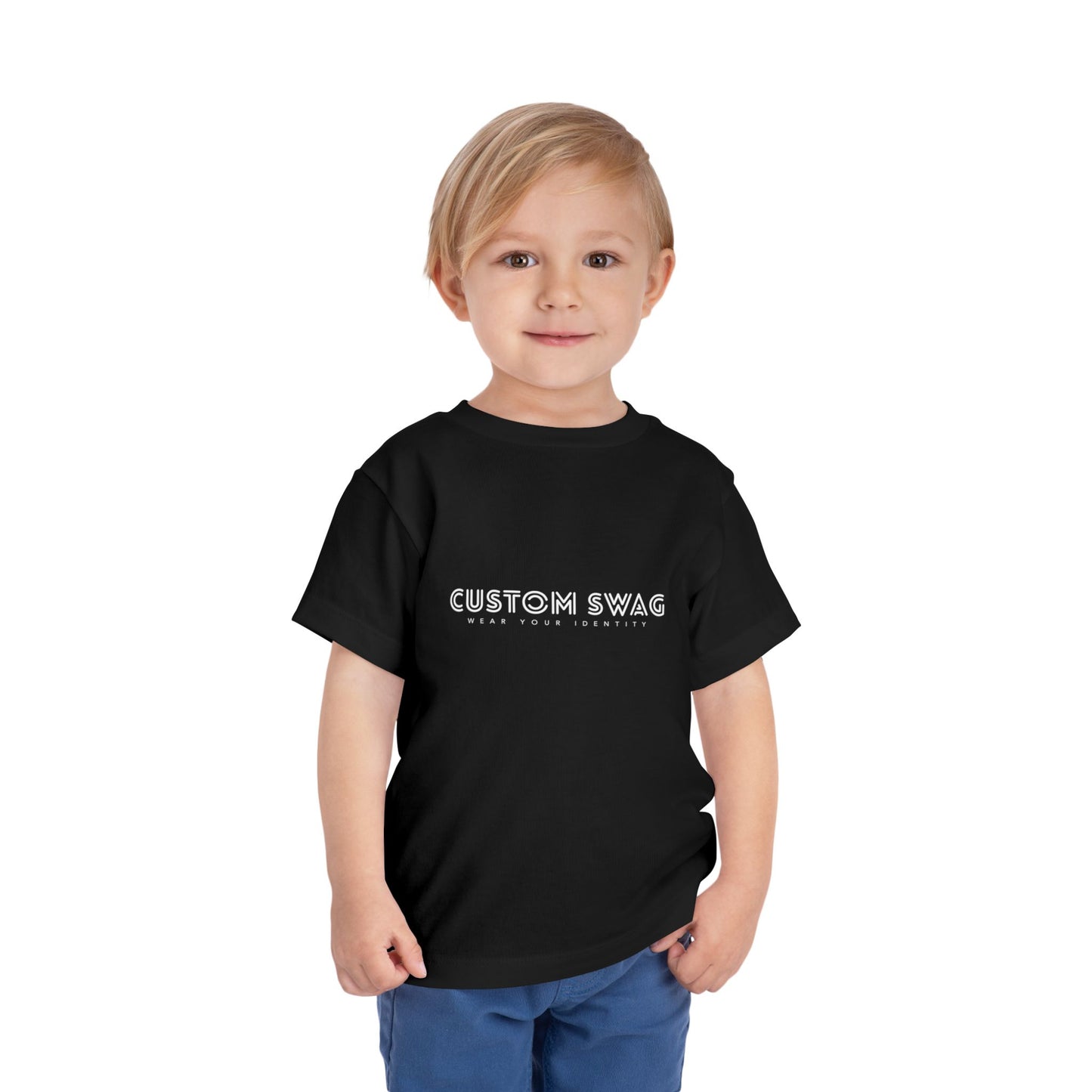 Toddler Tee — "Custom Swag" Minimalist Kids Shirt