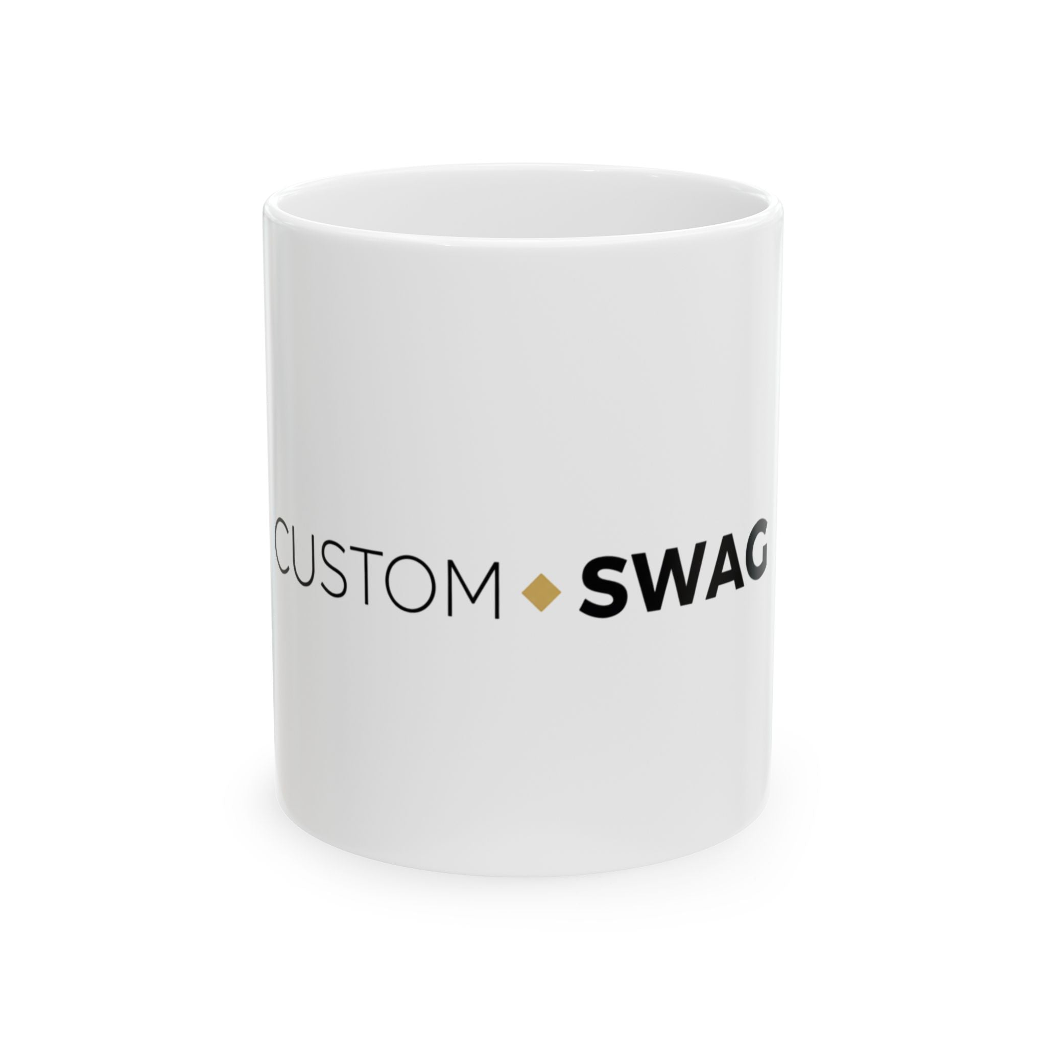 Custom Logo Ceramic Mug (11oz, 15oz) – Personalized Branding Coffee Cup