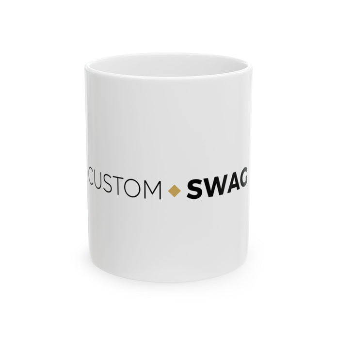 Custom Logo Ceramic Mug (11oz, 15oz) – Personalized Branding Coffee Cup