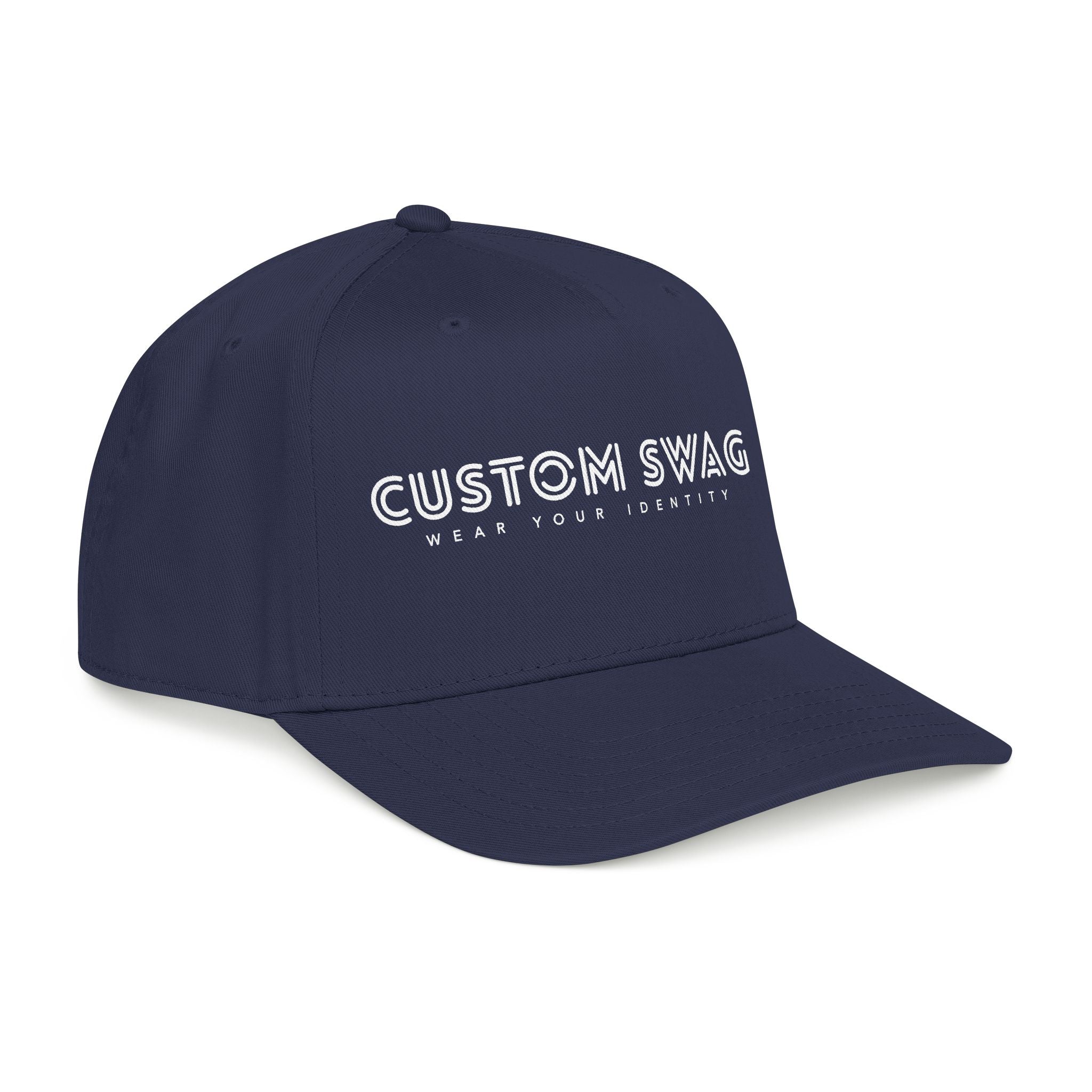 Custom Swag Mid-Profile Baseball Cap — 