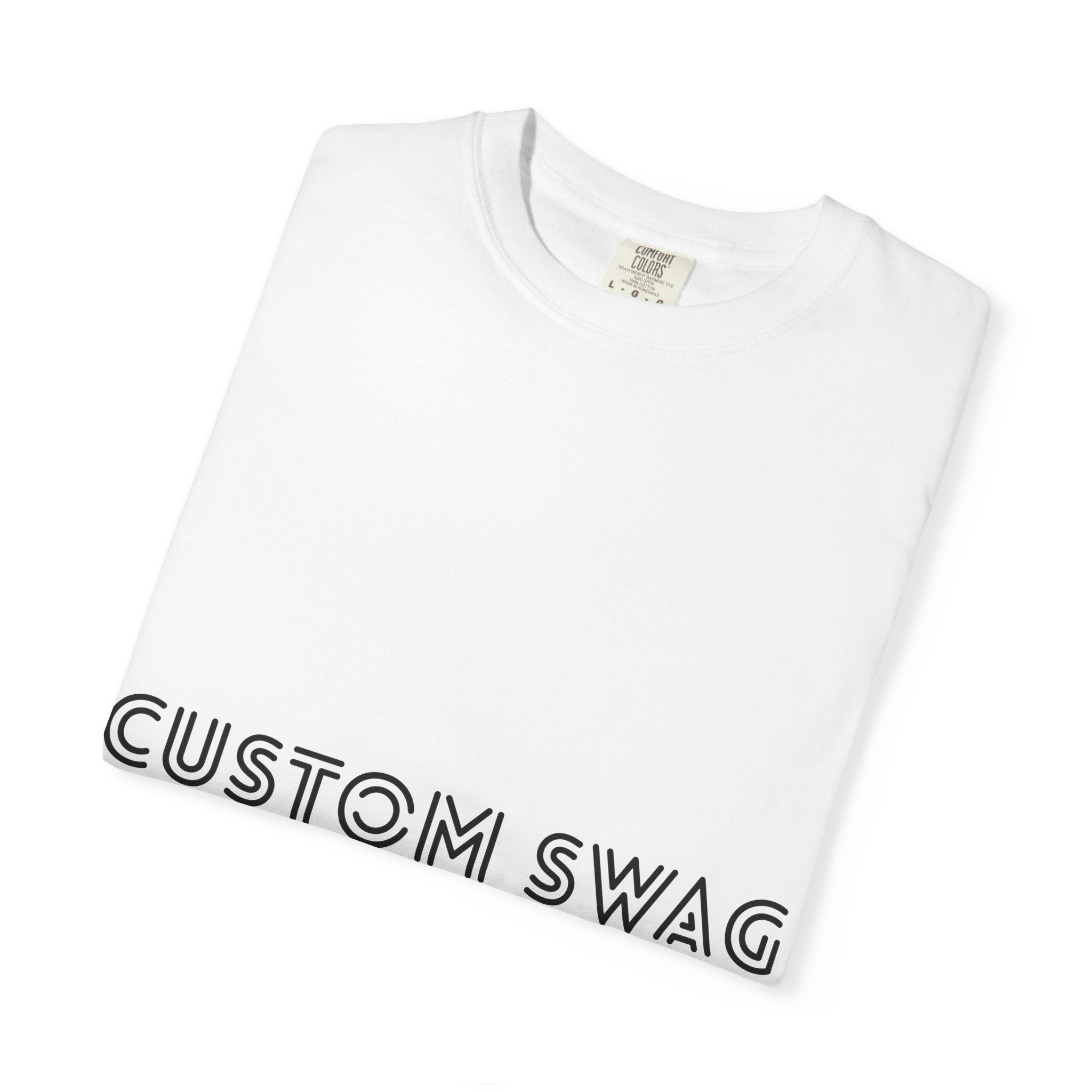 Custom Swag T-Shirt — Minimal Retro Logo Tee