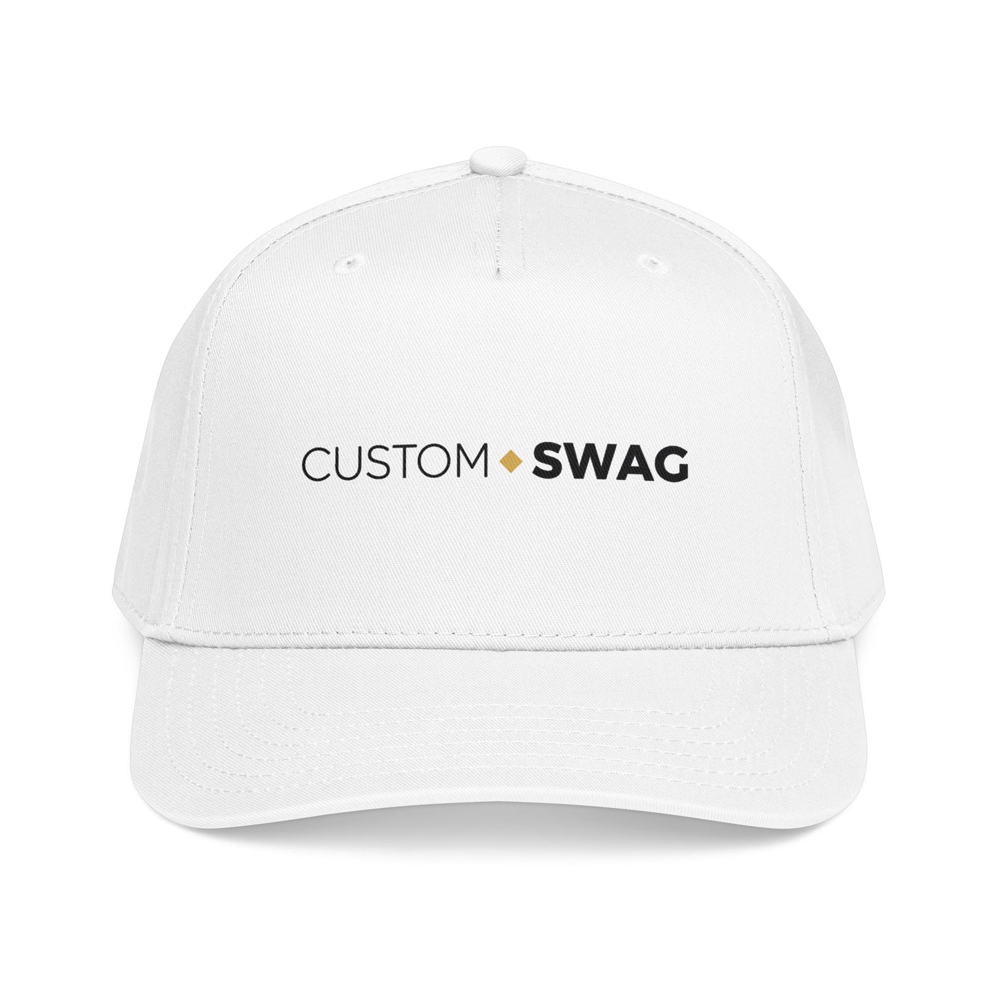 Custom Swag Mid-Profile Baseball Cap — "Wear Your Identity" Embroidered Hat