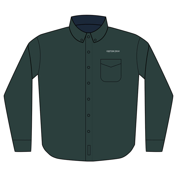 Personalized Embroidered Long Sleeve Shirt – Custom Logo & Text | custom swag™