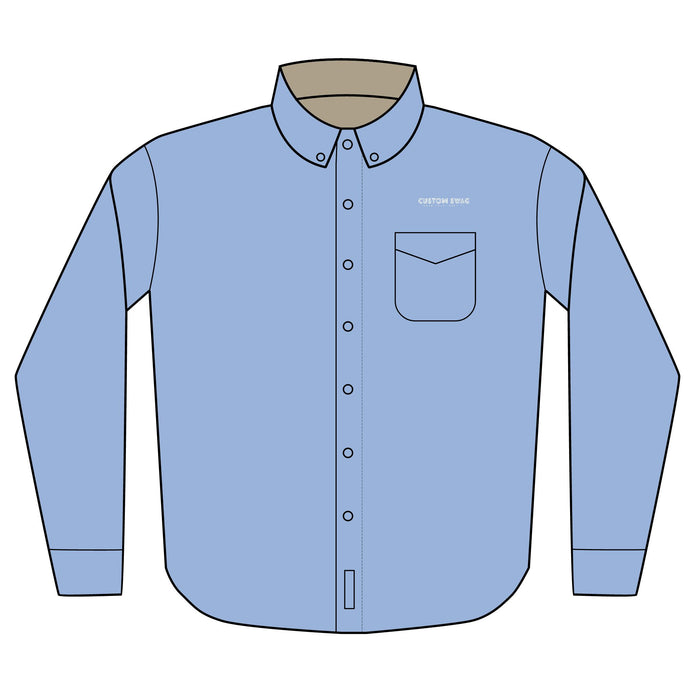 Personalized Embroidered Long Sleeve Shirt – Custom Logo & Text | custom swag™
