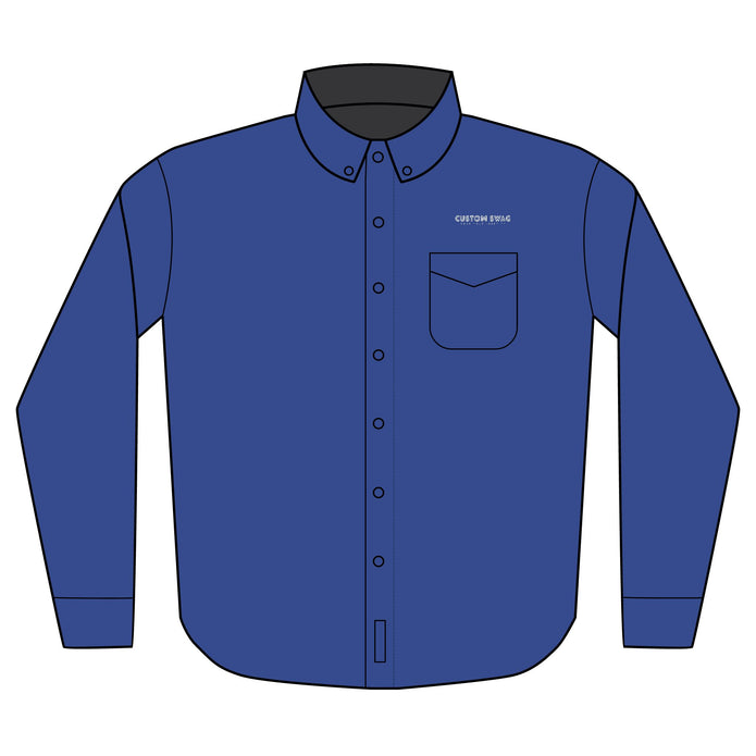 Personalized Embroidered Long Sleeve Shirt – Custom Logo & Text | custom swag™