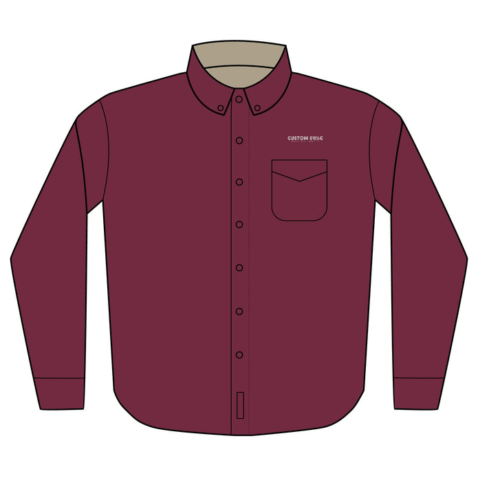 Personalized Embroidered Long Sleeve Shirt – Custom Logo & Text | custom swag™