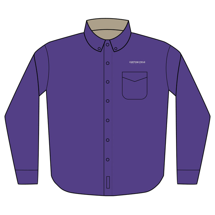 Personalized Embroidered Long Sleeve Shirt – Custom Logo & Text | custom swag™