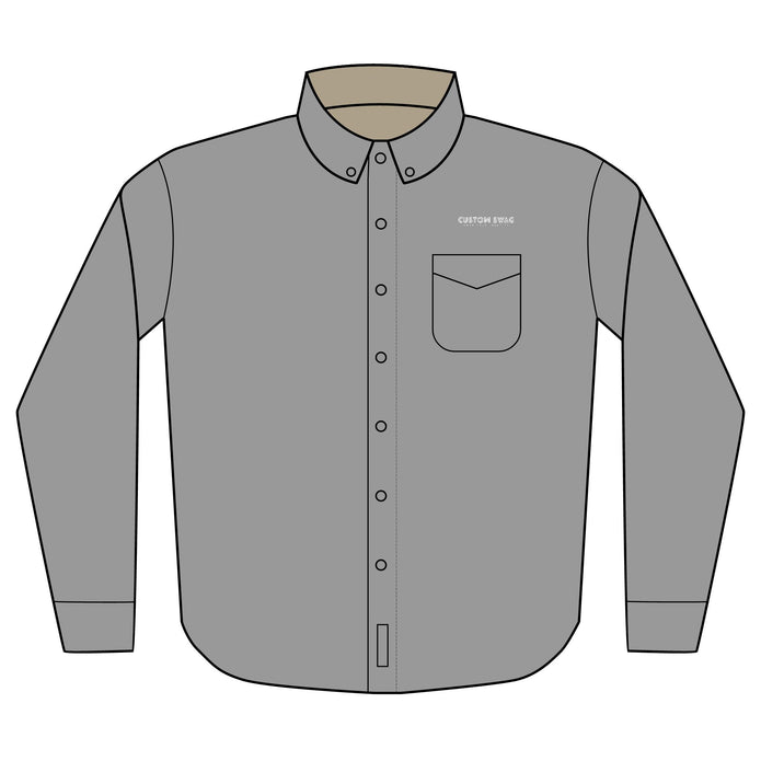 Personalized Embroidered Long Sleeve Shirt – Custom Logo & Text | custom swag™
