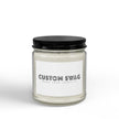 Scented Soy Candle – Amber Jar with Black Lid (4oz & 9oz)