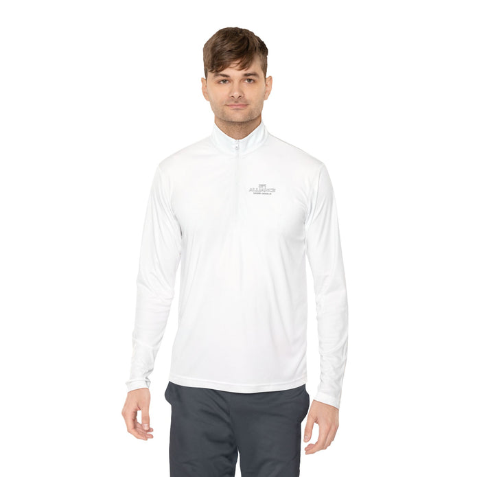 Classic White Quarter-Zip Pullover