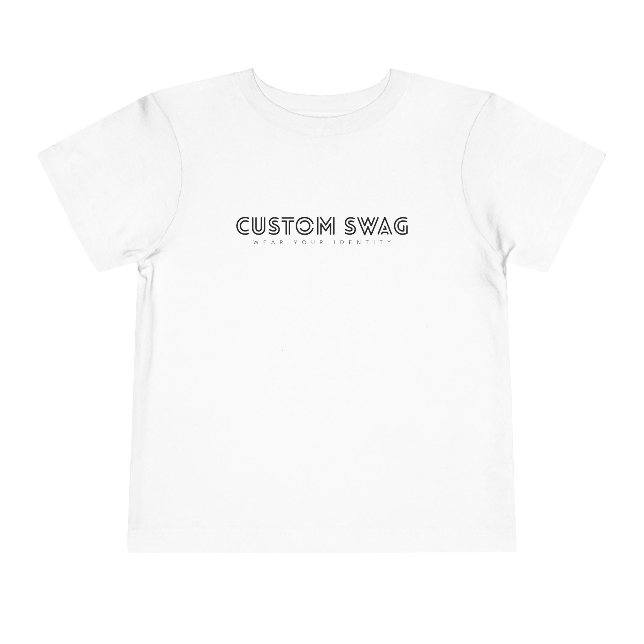 Custom Swag Toddler Tee — Minimal Retro Logo Kids T‑Shirt
