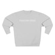 Custom Swag Crewneck Sweatshirt — Minimal Text Graphic Pullover