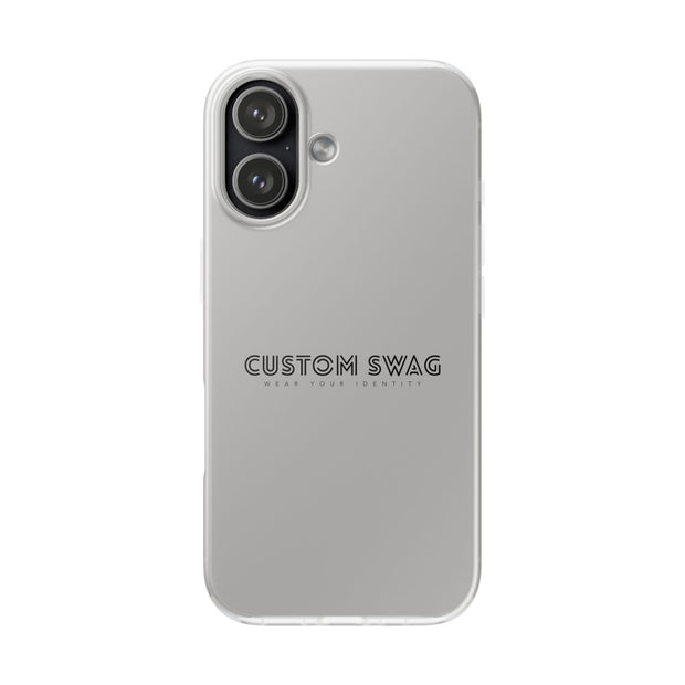 Clear Flexi Phone Case – Custom Swag Minimalist Protective Cover