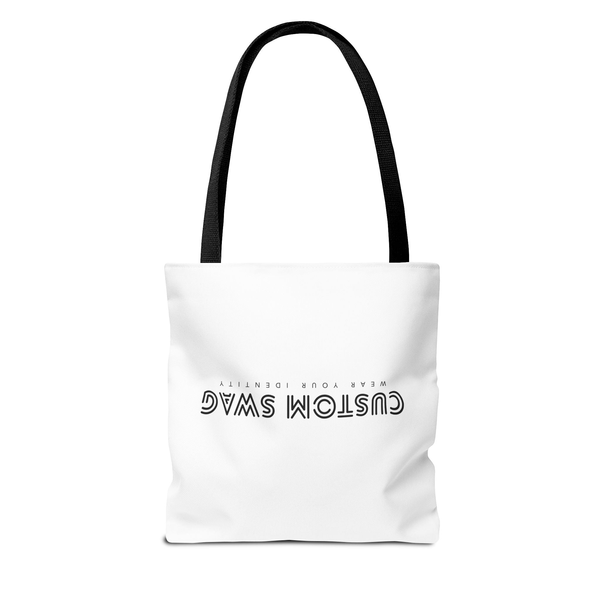 Custom Swag Tote Bag – Minimalist 'Custom Swag: Wear Your Identity' Canvas Tote