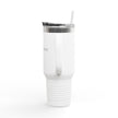 40oz Insulated Travel Mug — Custom Swag Stainless Steel Tumbler with Lid & Straw
