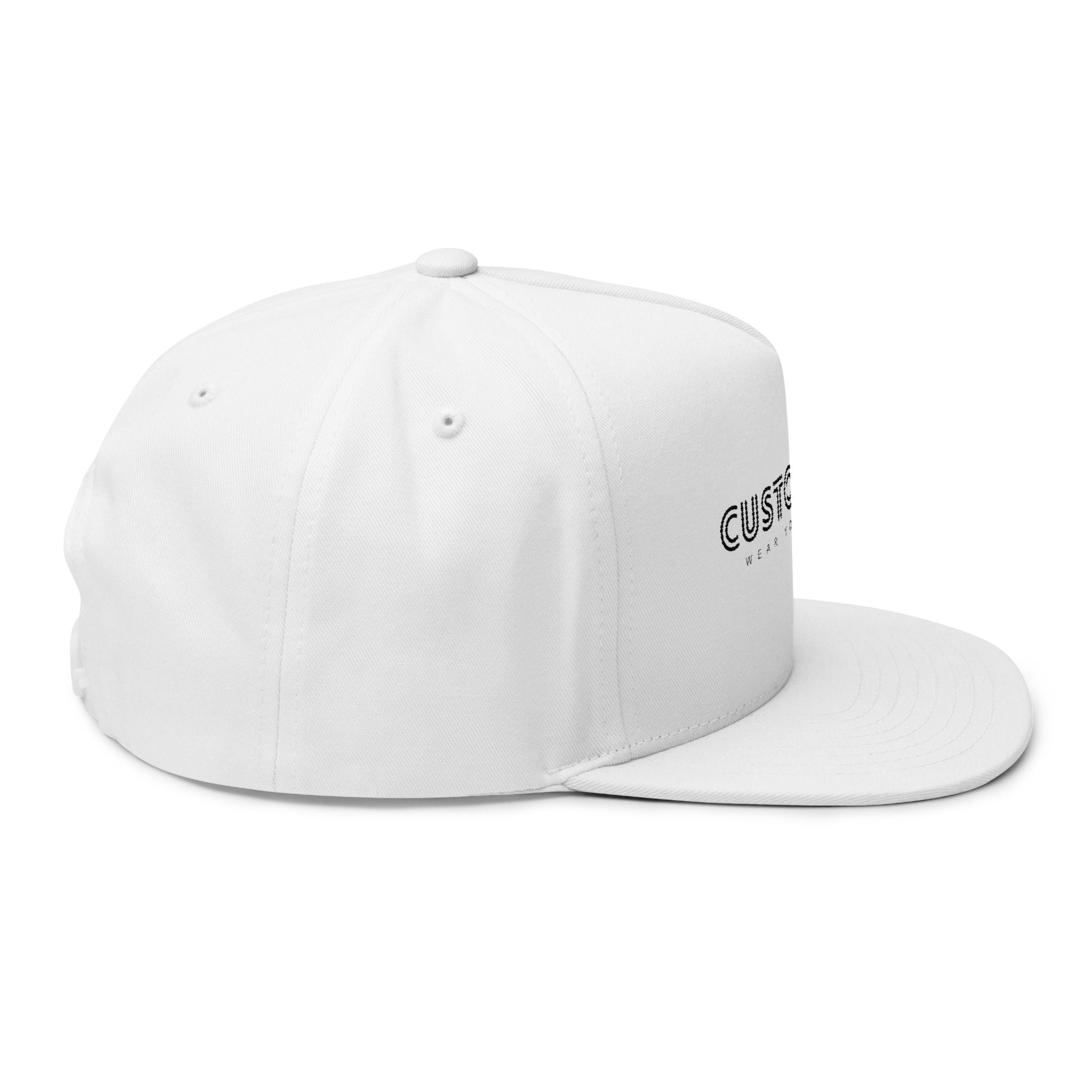 Flat Bill Cap (Embroidery)