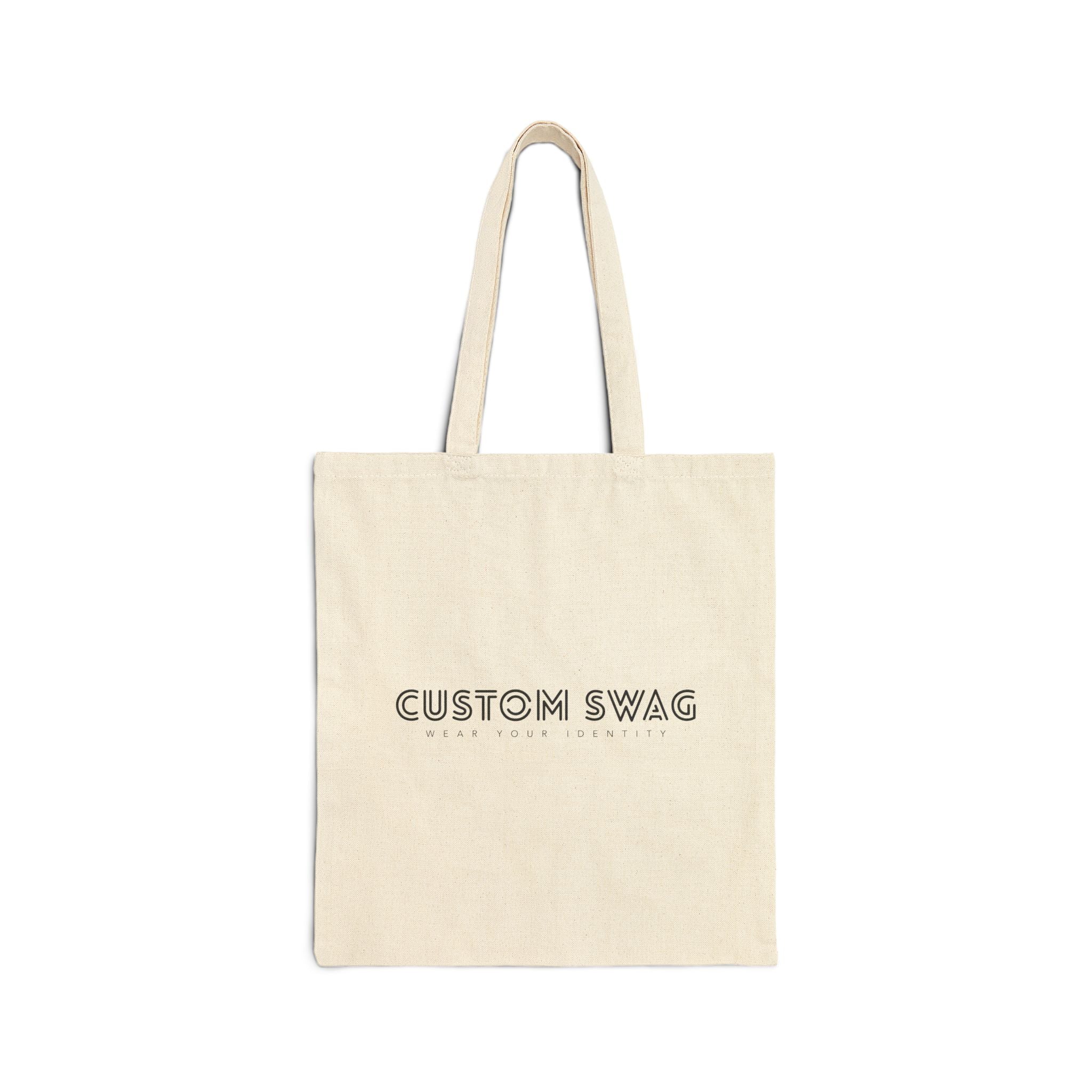 Custom Swag Cotton Tote Bag — Personalized Canvas Shopper for Everyday Use