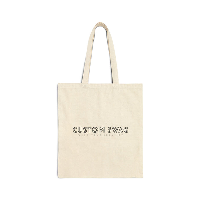 Custom Swag Cotton Tote Bag — Personalized Canvas Shopper for Everyday Use