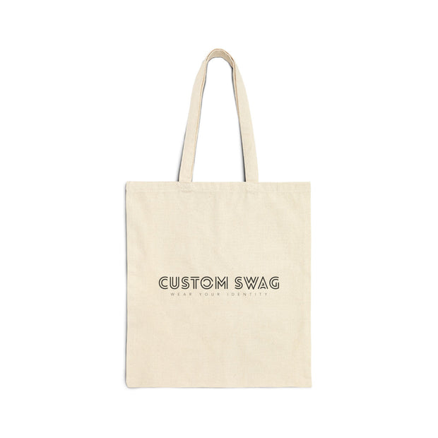 Custom Swag Cotton Tote Bag — Personalized Canvas Shopper for Everyday Use
