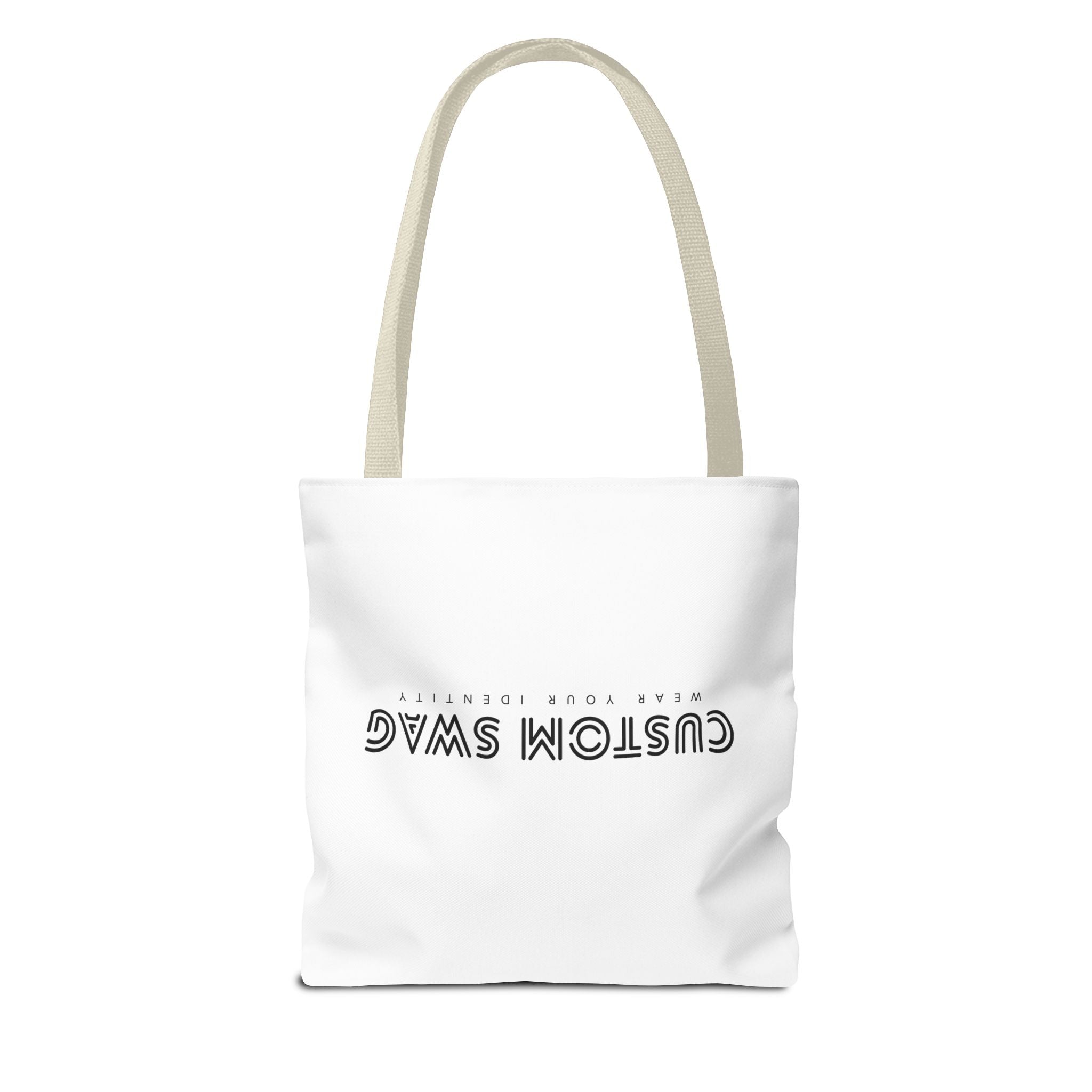 Custom Swag Tote Bag – Minimalist 'Custom Swag: Wear Your Identity' Canvas Tote