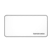 Minimalist White Desk Mat with Custom Swag Logo
