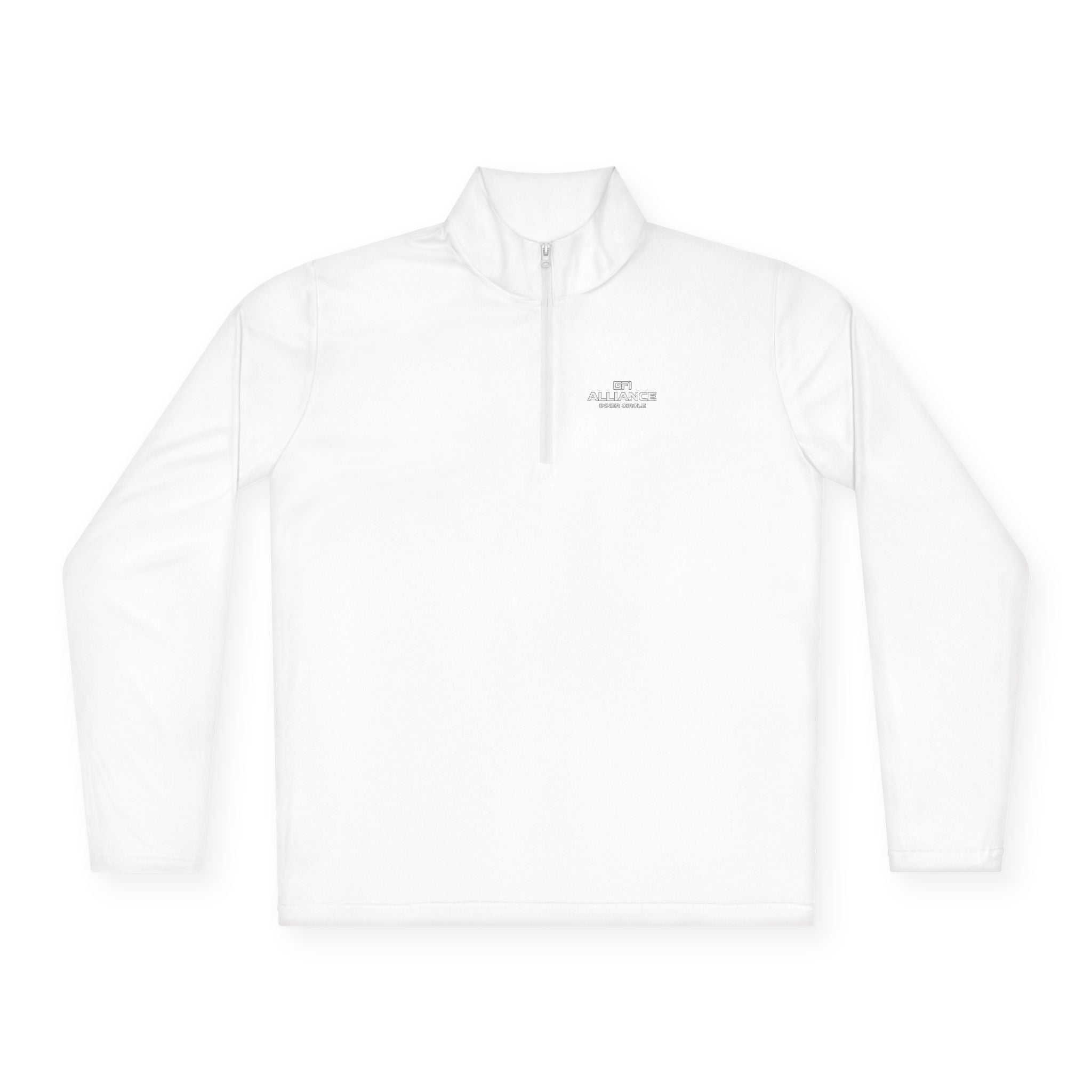 Classic White Quarter-Zip Pullover