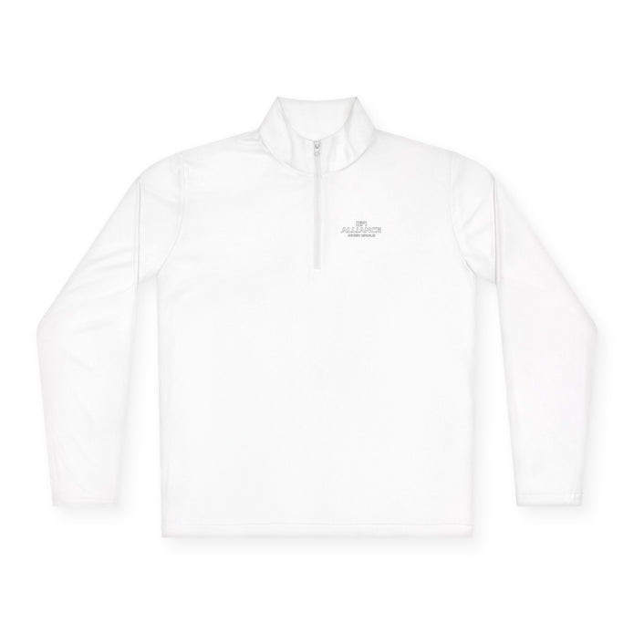 Classic White Quarter-Zip Pullover