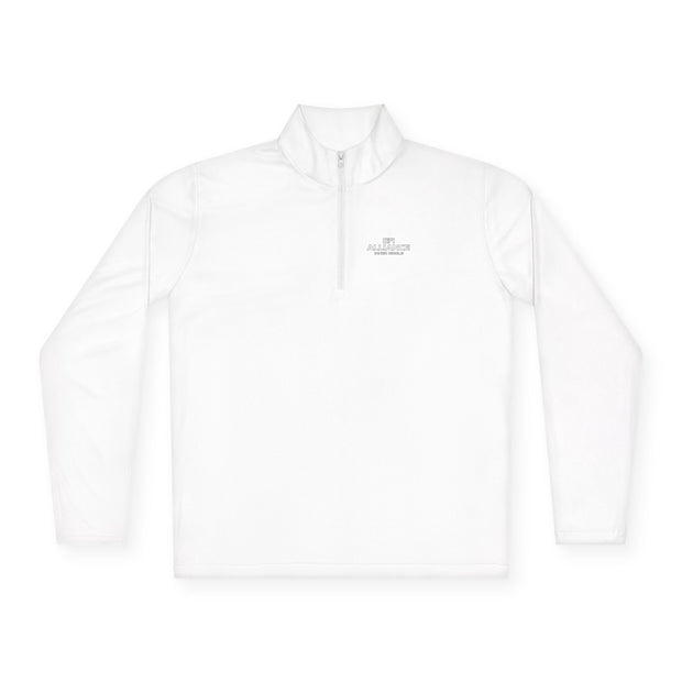Classic White Quarter-Zip Pullover