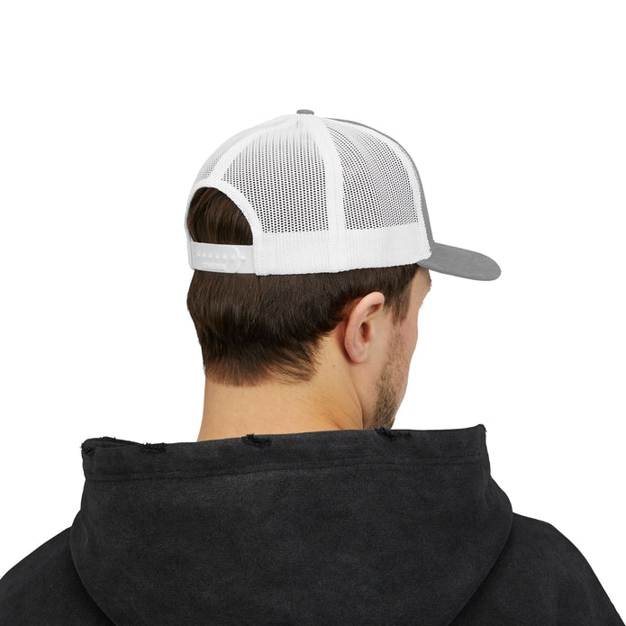 Trucker Cap — Minimal 'Dad' Embroidered Snapback Mesh Hat