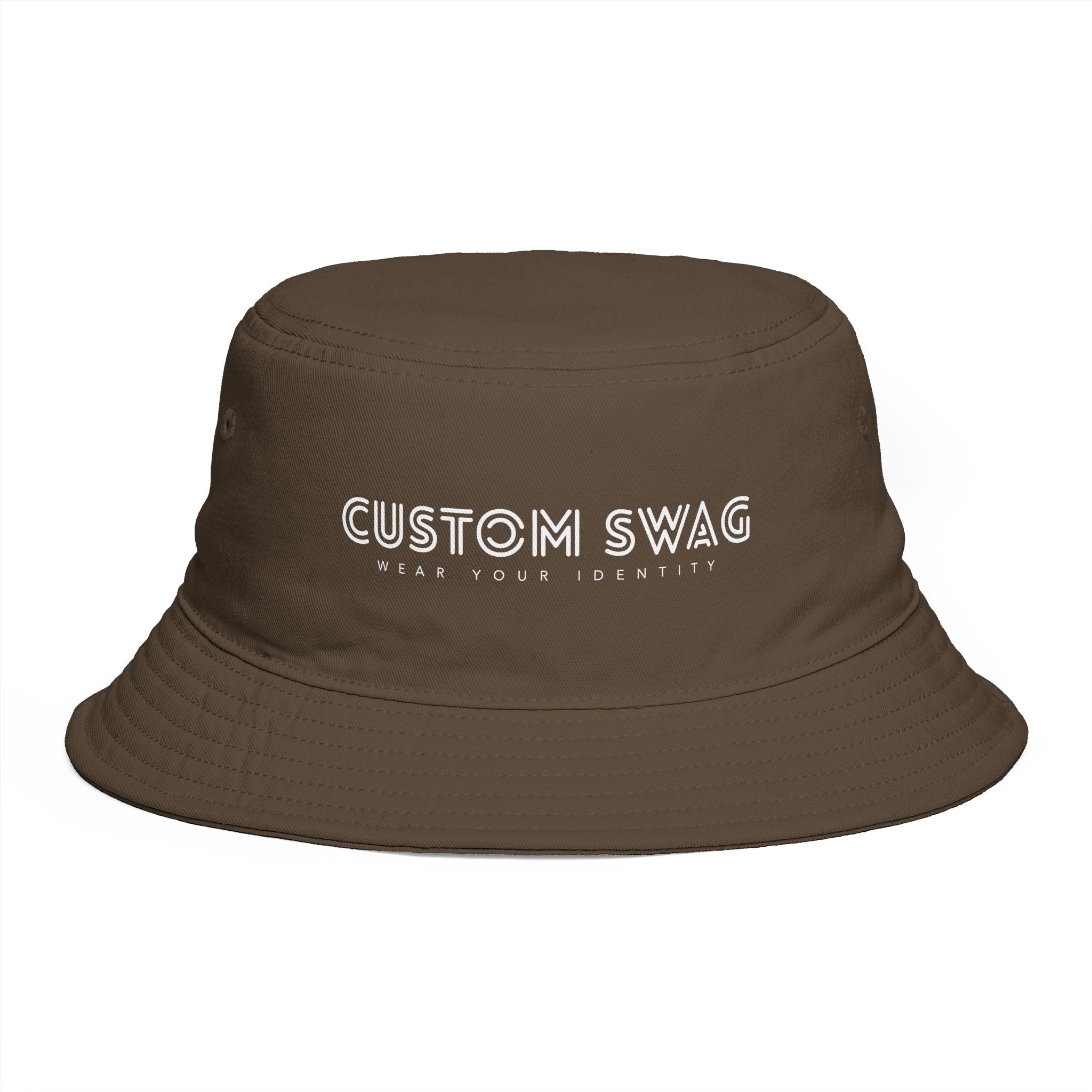 Custom Swag Brown Bucket Hat — 