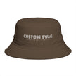 Custom Swag Brown Bucket Hat — 