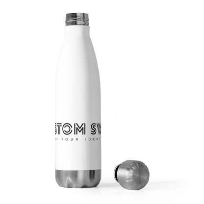 Insulated Bottle — Minimal Custom Swag Logo 20oz Stainless Water Bottle