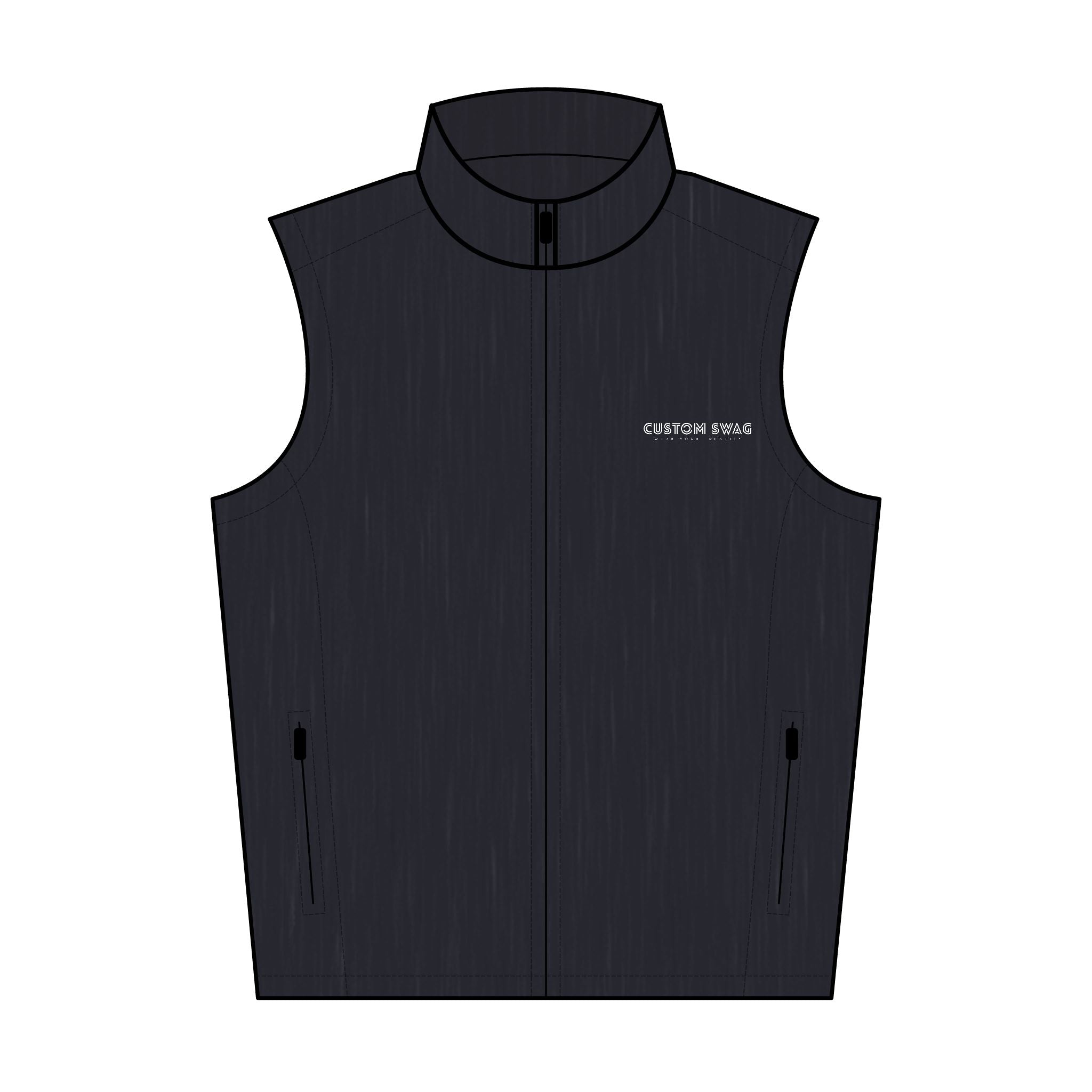 Men’s Soft Shell Vest – Personalized Custom Logo Embroidery | Custom Swag: Wear Your Identity™